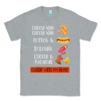 Heather Grey chicken wing chicken wing hotdog and bologna shirt t shirt Classic Tee - linhVisuals
