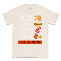 Natural chicken wing chicken wing hotdog and bologna shirt t shirt Classic Tee - linhVisuals