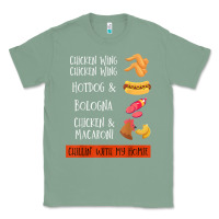 Sage chicken wing chicken wing hotdog and bologna shirt t shirt Classic Tee - linhVisuals