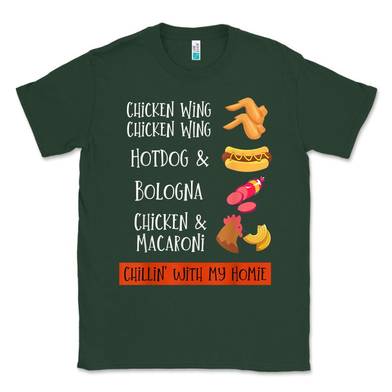 Chicken Wing Chicken Wing Hotdog And Bologna Shirt T Shirt Classic Tee by linhVisuals | Teevron