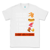 White chicken wing chicken wing hotdog and bologna shirt t shirt Classic Tee - linhVisuals