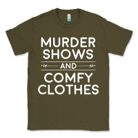 Army Green crime shows shirt, murder shows and comfy clothes t shirt Classic Tee - linhVisuals