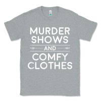 Heather Grey crime shows shirt, murder shows and comfy clothes t shirt Classic Tee - linhVisuals