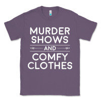 Lavender crime shows shirt, murder shows and comfy clothes t shirt Classic Tee - linhVisuals
