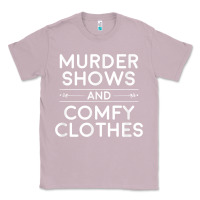 Lilac crime shows shirt, murder shows and comfy clothes t shirt Classic Tee - linhVisuals