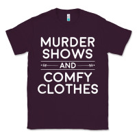 Plum crime shows shirt, murder shows and comfy clothes t shirt Classic Tee - linhVisuals