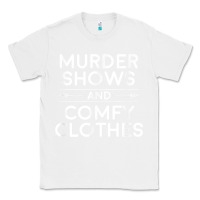 White crime shows shirt, murder shows and comfy clothes t shirt Classic Tee - linhVisuals
