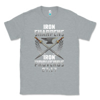 Heather Grey iron sharpens iron quote proverbs 2717 christian cool gift t shirt Classic Tee - linhVisuals