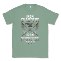 Sage iron sharpens iron quote proverbs 2717 christian cool gift t shirt Classic Tee - linhVisuals