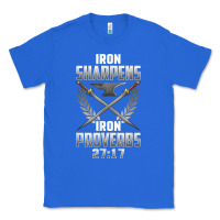 True Royal iron sharpens iron quote proverbs 2717 christian cool gift t shirt Classic Tee - linhVisuals