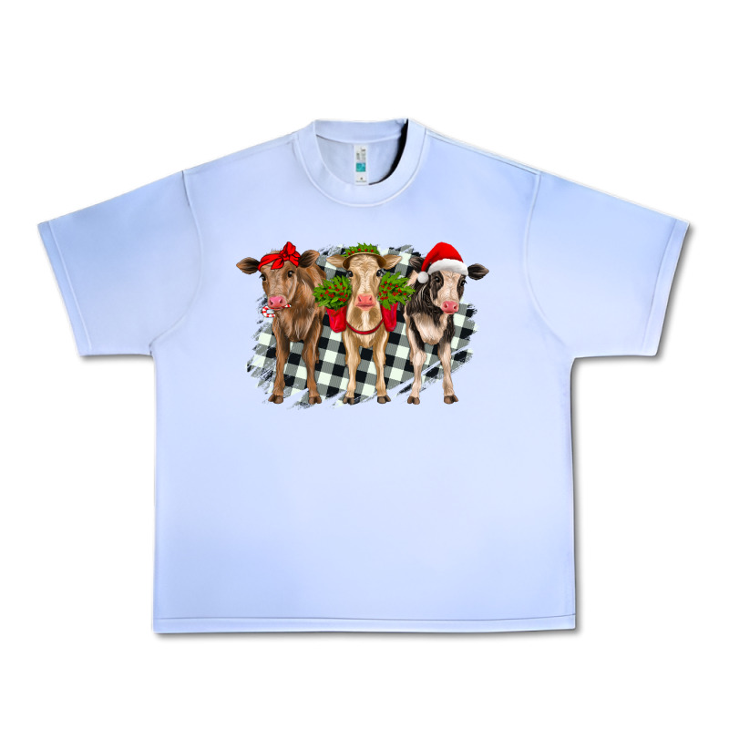 Christmas Heifers Front View Urban Heavy Tee by RanaPortraitStore | Teevron