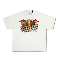 Pistachio Christmas heifers front view Urban Heavy Tee - RanaPortraitStore