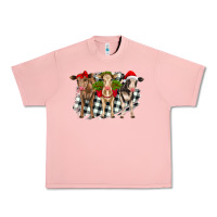 Salmon Christmas heifers front view Urban Heavy Tee - RanaPortraitStore