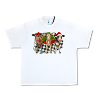 White Christmas heifers front view Urban Heavy Tee - RanaPortraitStore