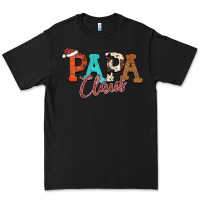 Black Papa Claus Premium Tee - CowhideDigitalArt
