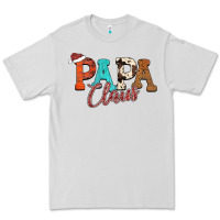 Dove Grey Papa Claus Premium Tee - CowhideDigitalArt