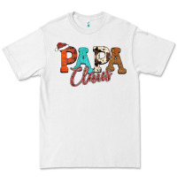 White Papa Claus Premium Tee - CowhideDigitalArt