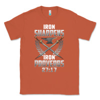 Copper iron sharpens iron quote proverbs 2717 christian cool gift t shirt Classic Tee - linhVisuals