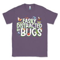 Lavender funny bug tshirt, insect lover shirt, bug collector t shirt Classic Tee - linhVisuals