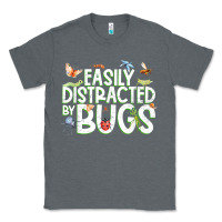 Charcoal Heather funny bug tshirt, insect lover shirt, bug collector t shirt Classic Tee - linhVisuals