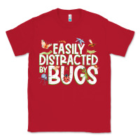 Red funny bug tshirt, insect lover shirt, bug collector t shirt Classic Tee - linhVisuals