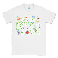 White funny bug tshirt, insect lover shirt, bug collector t shirt Classic Tee - linhVisuals