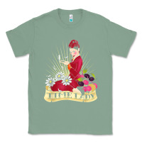 Sage doctor who rockabilly missy time lady baker t shirt Classic Tee - linhVisuals