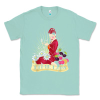 Seafoam doctor who rockabilly missy time lady baker t shirt Classic Tee - linhVisuals