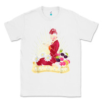 White doctor who rockabilly missy time lady baker t shirt Classic Tee - linhVisuals