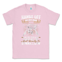 Bubblegum Pink mens hands off of my rod bass fishing fisherman t shirt Classic Tee - linhVisuals