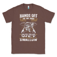 Chestnut mens hands off of my rod bass fishing fisherman t shirt Classic Tee - linhVisuals