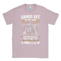 Lilac mens hands off of my rod bass fishing fisherman t shirt Classic Tee - linhVisuals