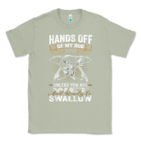 Matcha mens hands off of my rod bass fishing fisherman t shirt Classic Tee - linhVisuals
