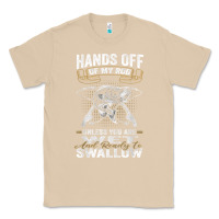 Mushroom mens hands off of my rod bass fishing fisherman t shirt Classic Tee - linhVisuals