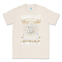 Natural mens hands off of my rod bass fishing fisherman t shirt Classic Tee - linhVisuals