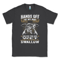 Smoke mens hands off of my rod bass fishing fisherman t shirt Classic Tee - linhVisuals