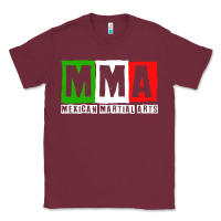 Burgundy mexican martial arts combat mexico fighter themed pullover hoodie Classic Tee - linhVisuals