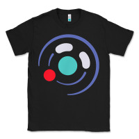Black minimalist game cube controller throwback retro gamer t shirt Classic Tee - linhVisuals