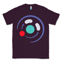 Plum minimalist game cube controller throwback retro gamer t shirt Classic Tee - linhVisuals