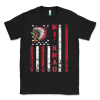 Black mi’kmaq tribe native american flag mi’kmaq heritage related t shir Classic Tee - linhVisuals