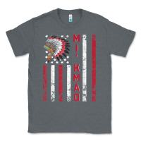Charcoal Heather mi’kmaq tribe native american flag mi’kmaq heritage related t shir Classic Tee - linhVisuals