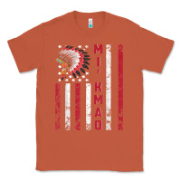 Copper mi’kmaq tribe native american flag mi’kmaq heritage related t shir Classic Tee - linhVisuals