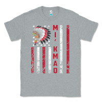 Heather Grey mi’kmaq tribe native american flag mi’kmaq heritage related t shir Classic Tee - linhVisuals
