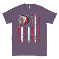 Lavender mi’kmaq tribe native american flag mi’kmaq heritage related t shir Classic Tee - linhVisuals