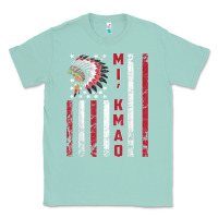 Seafoam mi’kmaq tribe native american flag mi’kmaq heritage related t shir Classic Tee - linhVisuals