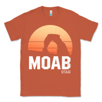 Copper moab utah arches national park vintage retro outdoor hiking pullover h Classic Tee - linhVisuals