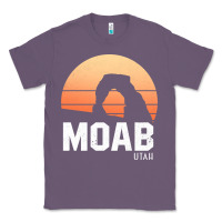 Lavender moab utah arches national park vintage retro outdoor hiking pullover h Classic Tee - linhVisuals