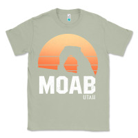 Matcha moab utah arches national park vintage retro outdoor hiking pullover h Classic Tee - linhVisuals