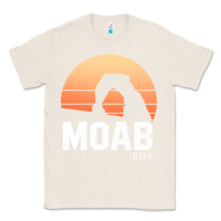 Natural moab utah arches national park vintage retro outdoor hiking pullover h Classic Tee - linhVisuals