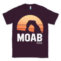 Plum moab utah arches national park vintage retro outdoor hiking pullover h Classic Tee - linhVisuals